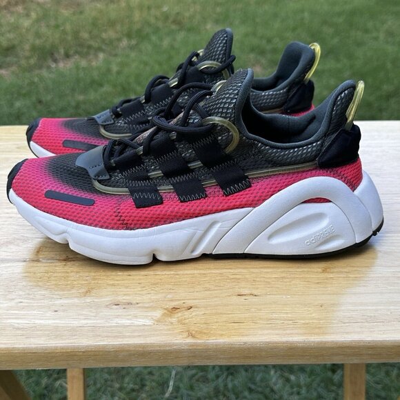 Adidas LXCON Running Shoes Black Scarlet Red White G27579 Men's Size 6.5 - Picture 13 of 13